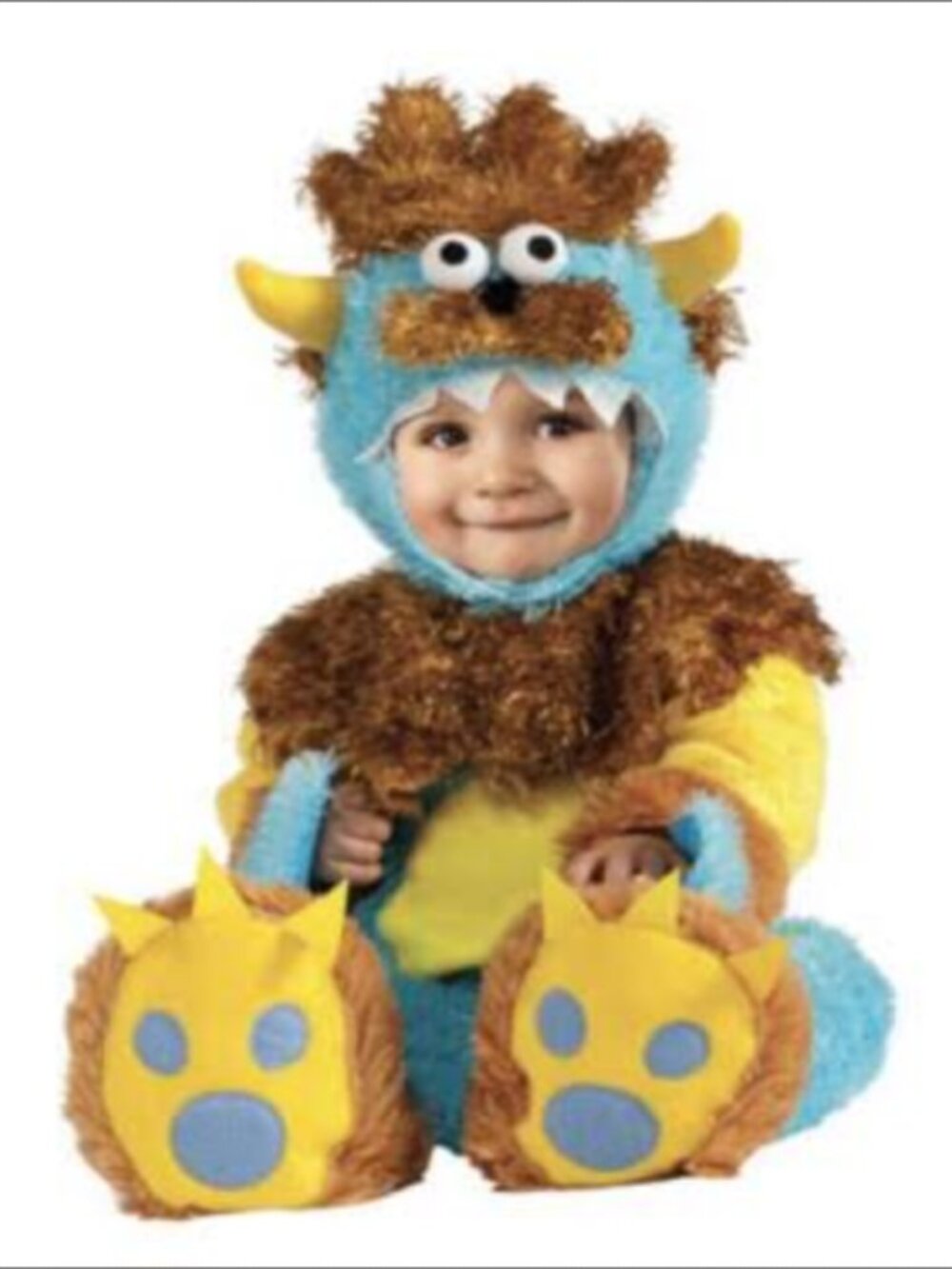 Blue Monster Costume, Kids 12-18 Months, Noah's Ark Monster Costume Halloween